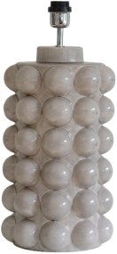 Bubbles 50cm Gris claro base de lámpara De Hallbergs - Viene con cable, interruptor de encendido y enchufe.