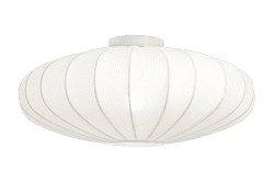 Mamsell Ø55 Blanco plafón De Aneta Lighting - Lámpara de suspensión con gancho y caja de techo metálica de color blanco.