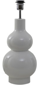 Verdi 50cm Vit base de lámpara De Hallbergs - Verdi &auml;r en dekorativ lampfot i keramik med en blank vit finish som ger ett stilrent och elegant uttryck.