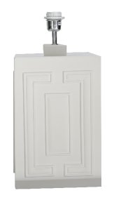 Stucco 48cm Blanco mate base de lámpara De Hallbergs - Stucco es una base de lámpara moderna con un diseño elegante.
