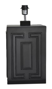 Stucco 48cm Negro mate base de lámpara De Hallbergs - Stucco es una base de l&aacute;mpara moderna con un dise&ntilde;o elegante.