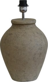 Casagrande 40cm Arena oscura base de lámpara De Hallbergs - Viene con cable, interruptor de encendido y enchufe.