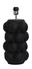 Bubbles 47cm Negro base de lámpara De Hallbergs - Viene con cable, interruptor de encendido y enchufe.