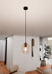 Istar Ø14 Ámbar Lámpas de techo De Emibig Lighting - Istar es una colección de lámparas de techo versátiles y atemporales.