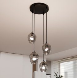 Istar Premium Ø40 Color humo Lámpas de techo De Emibig Lighting - Istar es una colección de lámparas de techo versátiles y atemporales.