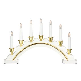 Celine Blanco De Markslöjd - El portavelas de Adviento blanco de Celine es un portavelas atemporal y elegante para la temporada de Adviento.