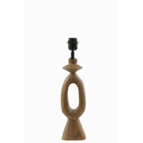 Django 45cm Madera base de lámpara De Light & Living - 