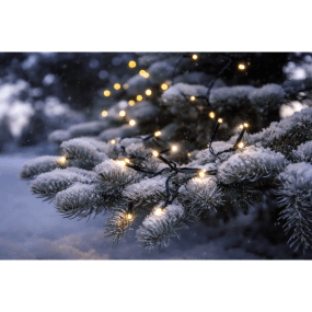Guirnalda De Luces Akku 10m Negro De Star Trading - La separaci&oacute;n de 7 cm entre los LED garantiza una distribuci&oacute;n uniforme de la luz y un brillo c&aacute;lido y suave en el jard&iacute;n, el balc&oacute;n o el interior.