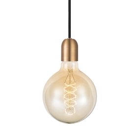 Classic Ø4 Cobre Lámpas de techo De Halo Design - Recomendamos colocar varias en grupo encima de la mesa del comedor o como lámpara colgante en el dormitorio encima de las mesas de noche, o por qué no en un rincón del salón donde se necesita un poco de iluminación extra acogedora.