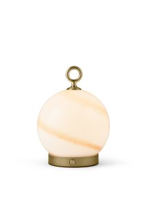 Stockholm 20cm Marrón portátil De Halo Design - Tiene una clasificación IP44 y se puede utilizar tanto en interiores como en exteriores (pero debe almacenarse y cargarse en interiores).