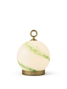 Stockholm 20cm Verde portátil De Halo Design - Tiene una clasificación IP44 y se puede utilizar tanto en interiores como en exteriores (pero debe almacenarse y cargarse en interiores).