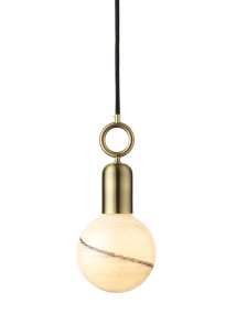 Stockholm Ø5 Antigüedad Lámpas de techo De Halo Design - Con un hermoso acabado de latón antiguo y un detalle único en forma de anillo, Stockholm será un elemento artístico en su interior.