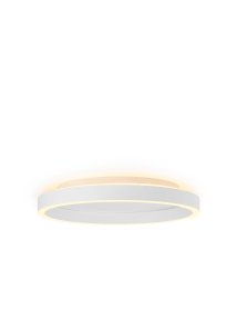 Backlight String Ø40 Blanco plafón De Halo Design - El marco de metal blanco con un alto nivel de paridad; Con una altura de aproximadamente 6 cm, se integra perfectamente en su entorno.
