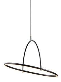 Tilt Ø60 Negro Lámpas de techo De Halo Design - Gracias al regulador de intensidad integrado de 3 niveles, el brillo se puede ajustar cómodamente con un interruptor de pared estándar, sin necesidad de un regulador externo.