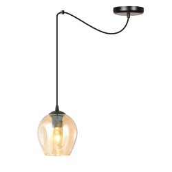 Level Ø14 Ámbar Lámpas de techo De Emibig Lighting - Las pantallas de cristal confieren a la lámpara ligereza y elegancia, y su diseño generoso es original en su sencillez.