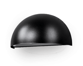 Uni Negro lámpara de exterior De Westal - Estructura de acero cromado y con recubrimiento de polvo.