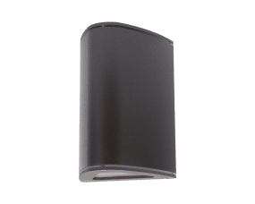 Trius II Antracita lámpara de exterior De Westal - Bloque de terminales de conexión rápida y orificios dobles para cables externos y enrutamiento.