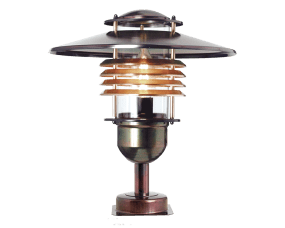 Arnäs I 38cm Cobre oxidado De Westal - Lámpara de pie con patrón de luz rotacionalmente simétrico.