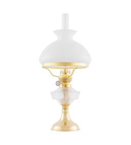 Trossö 190 Latón De Karlskrona lampfabrik - Una l&aacute;mpara de queroseno con cuerpo de vidrio transparente y base sencilla y bellamente curvada es un cl&aacute;sico que hemos tenido en nuestra gama desde la d&eacute;cada de 1890.