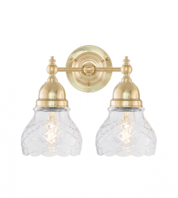 Bergman Latón De Karlskrona lampfabrik - F&ouml;r att g&aring; in med kuloledning kompletteras med en distansplatta.