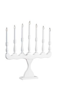 Svaneholm Blanco De Markslöjd - Candelabro de siete brazos en color blanco que se adapta a cualquier hogar.