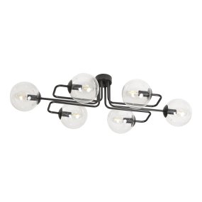 Brendi 93cm Transparente plafón De Emibig Lighting - Brendi es una serie de l&aacute;mparas de techo que se adapta perfectamente tanto a interiores modernos como a los m&aacute;s tradicionales.