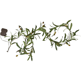 Guirnalda Olivec 1,8m Verde De Star Trading - El compartimento de las pilas cuenta con temporizador (6 horas de encendido, 18 horas de apagado y repetici&oacute;n).