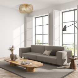 Crib Ø40 Oro plafón De Searchlight - El diseño de la lámpara crea hermosos patrones de luz en la sala de estar, el dormitorio o el pasillo.