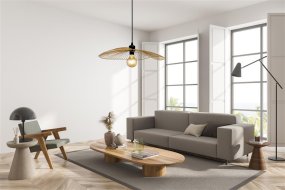 Wave 70cm Oro Lámpas de techo De Searchlight - Wave es una elegante l&aacute;mpara de techo con pantalla ovalada de aspecto dorado, que encaja perfectamente en dormitorios modernos, salones o encima de la mesa del comedor.