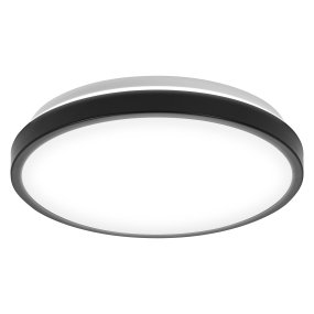 LED Bath Ø30 Negro lámpara de baño De Ledvance - F&auml;rgtemperaturen g&aring;r att justera mellan 3000K varmvitt ljus och 4000K kallvitt ljus genom att trycka snabbt tv&aring; g&aring;nger p&aring; din v&auml;ggstr&ouml;mbrytare.