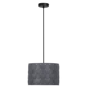 Felt Weaving Ø28 Gris oscuro Lámpas de techo De Ledvance - Dekorativ pendel med sk&auml;rm gjord av fl&auml;tad filt vilket ger en fin och varm ljusspridning i rummet.