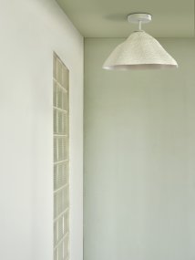 Lotus Leaf Ø40 Blanco plafón De Ledvance - La pantalla de papel decorativa garantiza una agradable distribuci&oacute;n de la luz en la habitaci&oacute;n.