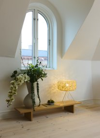 Paper Bale 48cm Naturaleza lámpara de mesa De Ledvance - Paper Bale &auml;r en vacker bordslampa med bohemisk design.