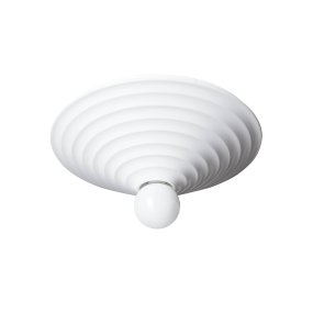 Loop Ø45 Blanco plafón De CO Bankeryd - En particular, utilice una fuente de luz esmerilada de mayor tamaño; La lámpara produce una luz general suave o un brillo atmosférico difuso cuando se atenúa.