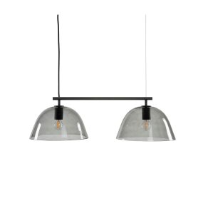 Wendo 70cm Negro Lámpas de techo De CO Bankeryd - La lámpara de techo Wendo encaja perfectamente sobre mesas de comedor rectangulares, donde la lámpara proporciona buena iluminación al tiempo que añade carácter a la habitación.