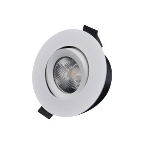 D-007 Downlight 4000K Blanco De Designlight - El driver y la caja de conexiones (incluidos) est&aacute;n dise&ntilde;ados para usarse con pantallas planas de 28 mm en combinaci&oacute;n con placas de techo de 12&ndash;13 mm de espesor.