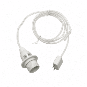 DCL suspensión para estrella 1,5m Transparente De Nordic Lighting - Gracias al cable de 1,5 metros, puedes colocar la flor de Pascua de forma flexible donde mejor luzca: en una ventana, encima de una mesa o como elemento decorativo en la habitación.