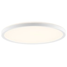 Avola Ø42 Blanco plafón De Brilliant - Avola es una elegante l&aacute;mpara de techo de pl&aacute;stico blanco con un dise&ntilde;o sencillo y moderno.