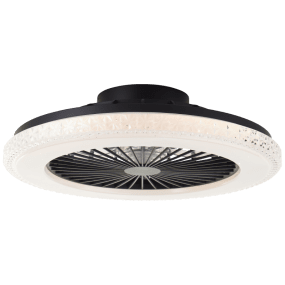 Badria Ø50 Negro De Brilliant - La iluminaci&oacute;n LED es regulable y la temperatura de color se puede ajustar desde una luz c&aacute;lida y agradable hasta un brillante blanco luz diurna.