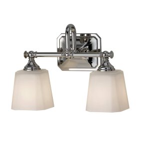 Concord 36cm Cromo lámpara de baño De Elstead Lighting - Está hecho de acero y vidrio de alta calidad y presenta un elegante acabado cromado que le da una sensación de lujo.