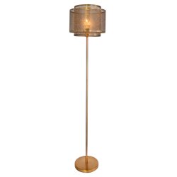 Hermine Latón mate lámpara de pie De By Rydéns - La serie Hermine tambi&eacute;n incluye una l&aacute;mpara de techo, un aplique de pared y una l&aacute;mpara de mesa.