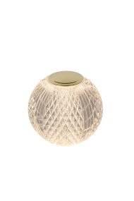 Cintra 9cm Transparente portátil De Lucide - Con el cable USB-C de 40 cm incluido, se carga completamente en 3 horas y ofrece hasta 24 horas de luz en la configuraci&oacute;n m&aacute;s baja y hasta 3 horas en la m&aacute;s alta.