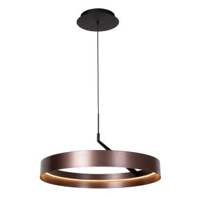 Leonard Ø55 Marrón De Lucide - La luz es regulable en tres niveles mediante un interruptor de pared est&aacute;ndar, lo que permite ajustar f&aacute;cilmente el brillo seg&uacute;n la situaci&oacute;n.