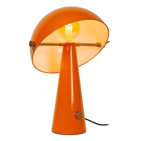 Barone 52cm Naranja lámpara de mesa De Lucide - Gracias al regulador de intensidad en la base, la intensidad se puede ajustar f&aacute;cilmente para adaptarse a tus necesidades y estado de &aacute;nimo.