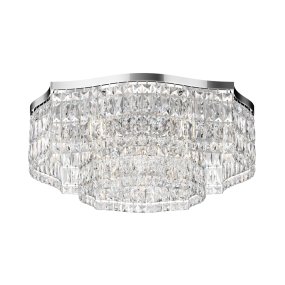 Dune Ø60 Cromo cristal De Maytoni - Perfecto para colocar en el pasillo, la sala de estar o encima del comedor para un detalle interior sofisticado y radiante.