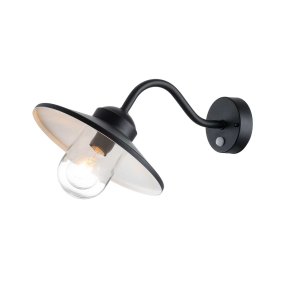 Klampenborg Ø28 Negro lámpara de exterior De Elstead Lighting - La l&aacute;mpara de pared Klampenborg tiene un dise&ntilde;o de linterna resistente y atemporal que combina la simplicidad escandinava con la sostenibilidad.