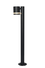 Karlshamn 80cm Negro balizas De Nordic Lighting - 