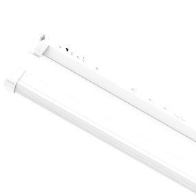 Liny Basic 3000K 130cm Blanco De Designlight - Las entradas de cables se encuentran en los extremos y en la parte posterior de la luminaria, as&iacute; como en el centro y en los laterales.