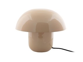 Mushroom 25cm Beige De Leitmotiv - El paquete incluye un cable negro de 1,8 m, un interruptor y un enchufe.