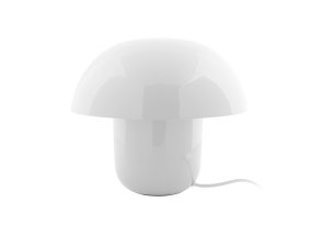 Mushroom 25cm Blanco De Leitmotiv - Incluye un cable blanco de 1,8 m, un interruptor y un enchufe.
